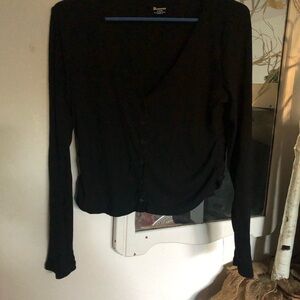 No Boundaries Black Button-Down Shirt